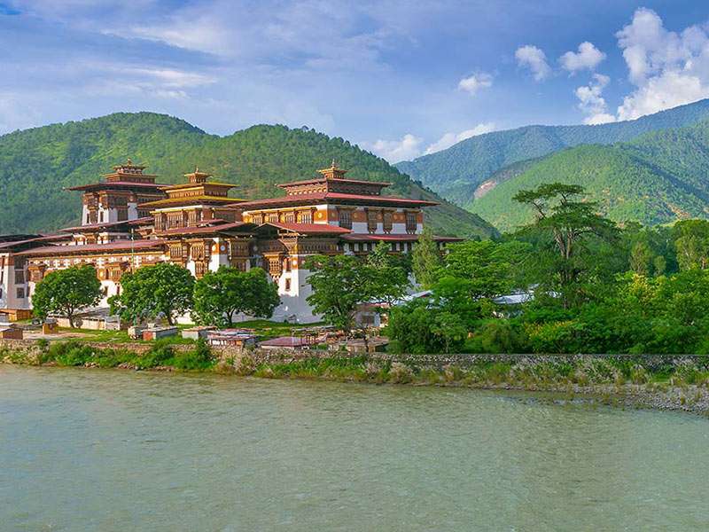 Bhutan, India Bhutan Temple