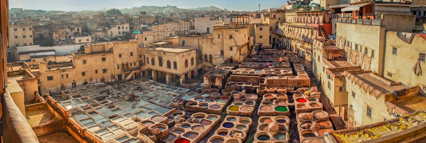 The Leather Tanneries of Fez The Leather Tanneries of Fez