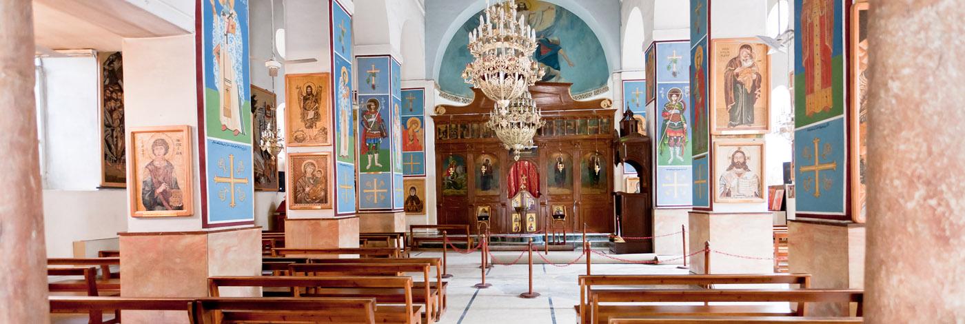 Greek Orthodox Basilica of Saint George in Madaba Greek Orthodox Basilica of Saint George in Madaba