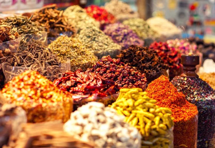 Arabic Spices at the Dubai Spice Souk, TravelVerse Arabic Spices at the Dubai Spice Souk, TravelVerse