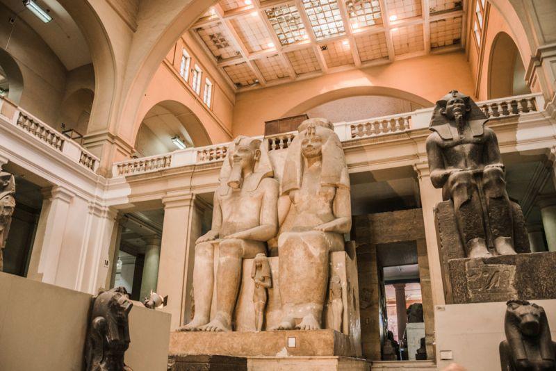 Egyptian museum outside Egyptian museum outside