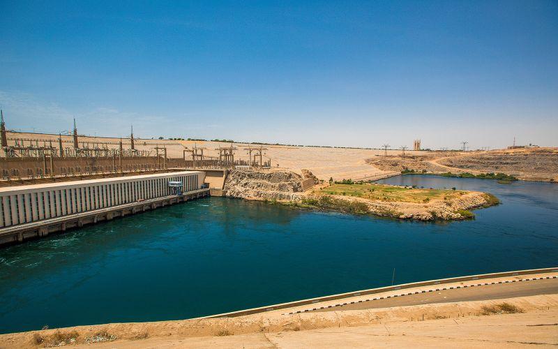 Aswan Dam Far View Aswan Dam Far View