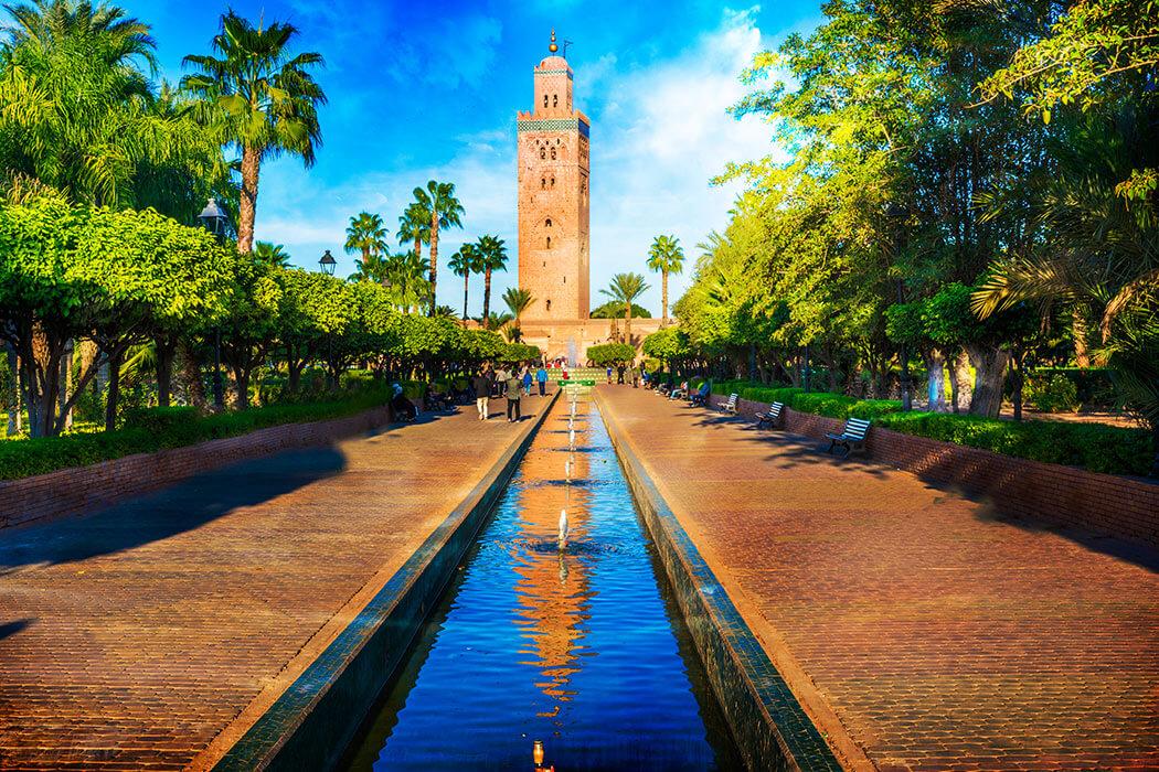 Marrakesh, Morocco Garden in Marrakesh