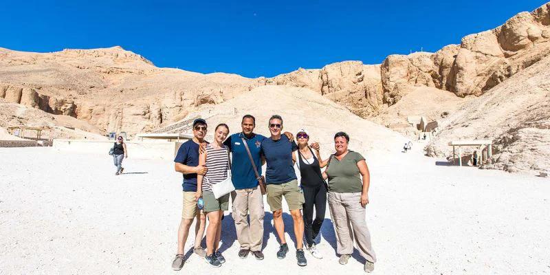 Tourist Group in the Valley Tourist Group in the Valley